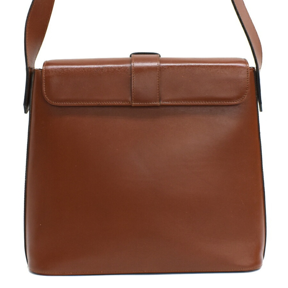 Christian Dior Crossbody Shoulder Bag Brown Leather - Picture 3 of 9